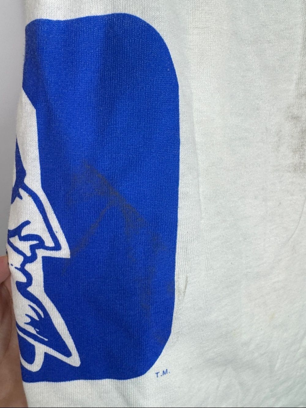 Vintage FOTL Duke University Blue Devils 1991 Deadstock Tshirt Size Large - Picture 5 of 11